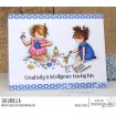 TINY TOWNIE CRAFTY FRIENDS rubber stamp